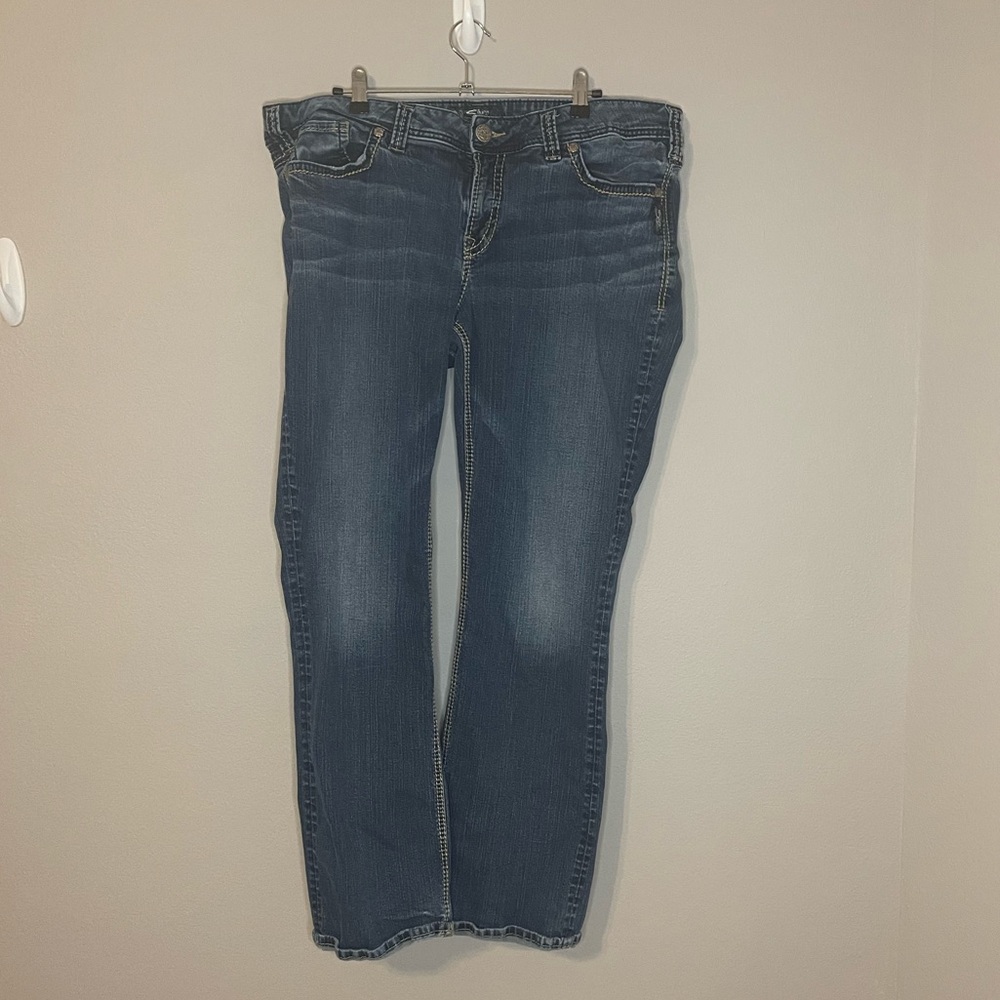 Silver Suki Mid Slim Boot Jeans